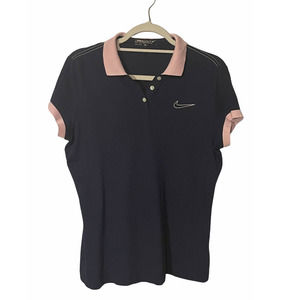 Nike Golf Dri-Fit‎ Navy polo top M